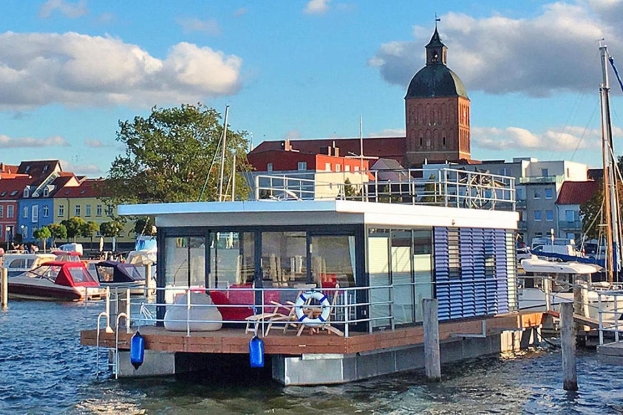 Hausboot Floating Houses Blue Active In Ribnitz-Damgarten Exteriör bild